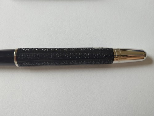 Montblanc Solitaire Doue Signum Platinumplated Fountain Pen 8574 NEW - Picture 4 of 8