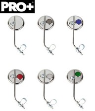 PRO Chrome Round Rear View Bicycle Mirror Reflector Beach MTB Cruiser Lowrider