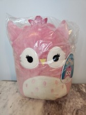 NWT In Plastic- Squishmallows 8 Inch Bri The Pink Owl Plush Toy