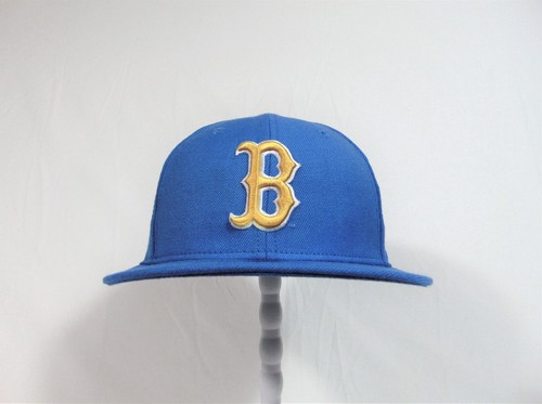 New Era UCLA Los Angeles Bruins Blue 59FIFTY Fitted Baseball Hat Sz 7 7/8 RARE - 第 1/7 張圖片