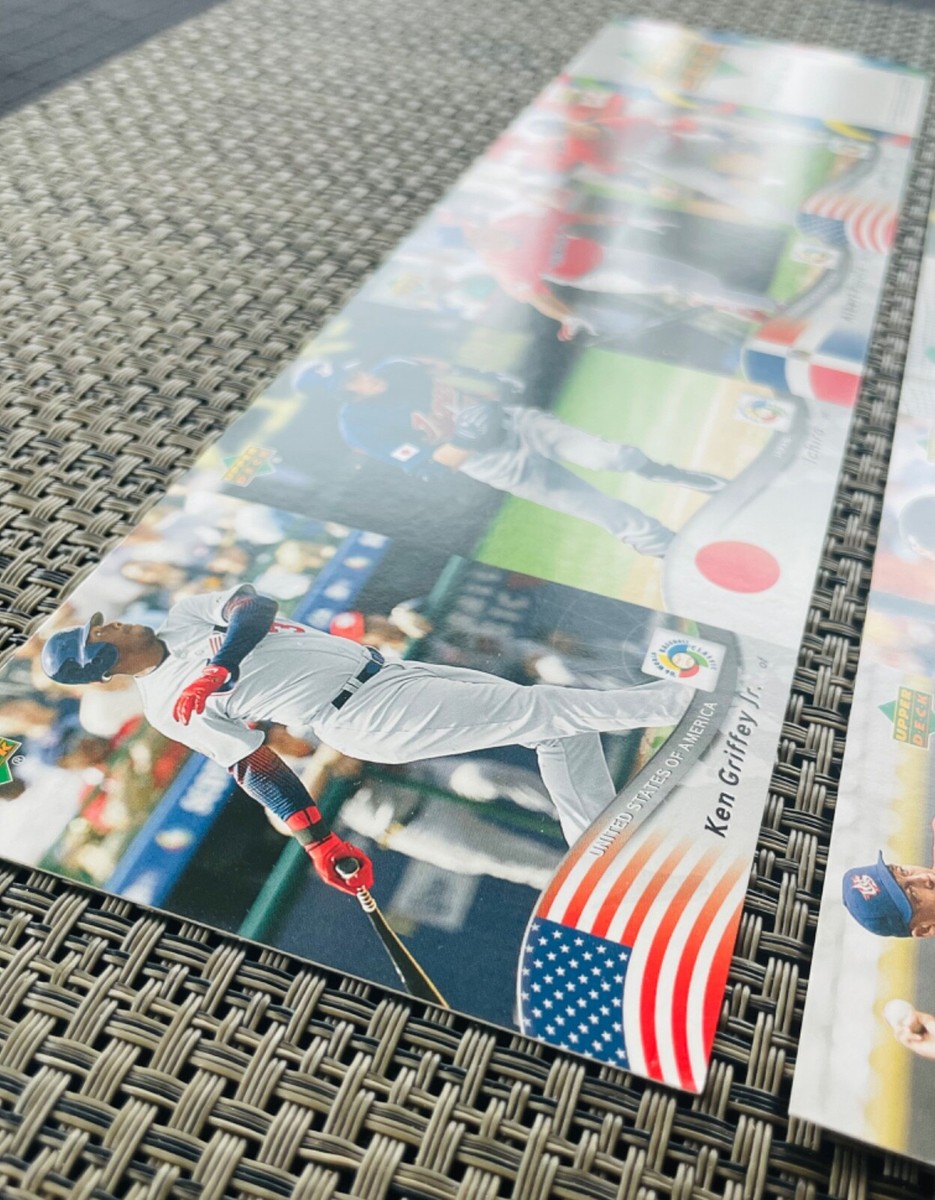 2006 World Baseball Classic UPPER DECK 3 UNCUT Sheet SET Ichiro
