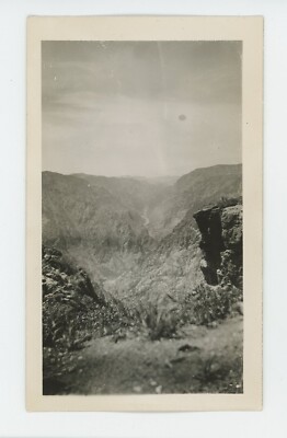 Vintage Photo Black Canyon of the Gunnison Monument National Park CO 1940s
