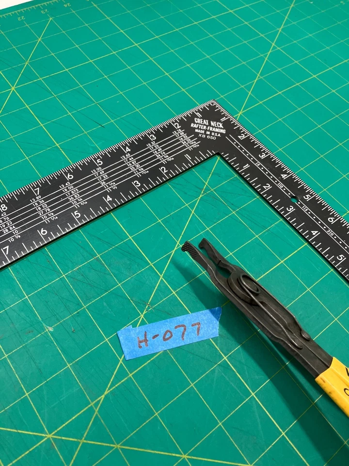 Alicates de anillo de retención externos de 8" Williams PL-1515 de colección empuñaduras amarillas herramienta de EE. UU. Foto 4 de 4