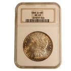 1885 **O** Morgan Silver Dollar **NGC MS63 LITE TONING** FREE SHIPPING! 0402