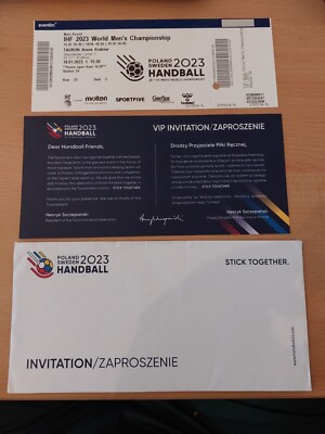 Used VIP Ticket Handball IHF World Championship 2023 Spain vs Poland 18.01.2023