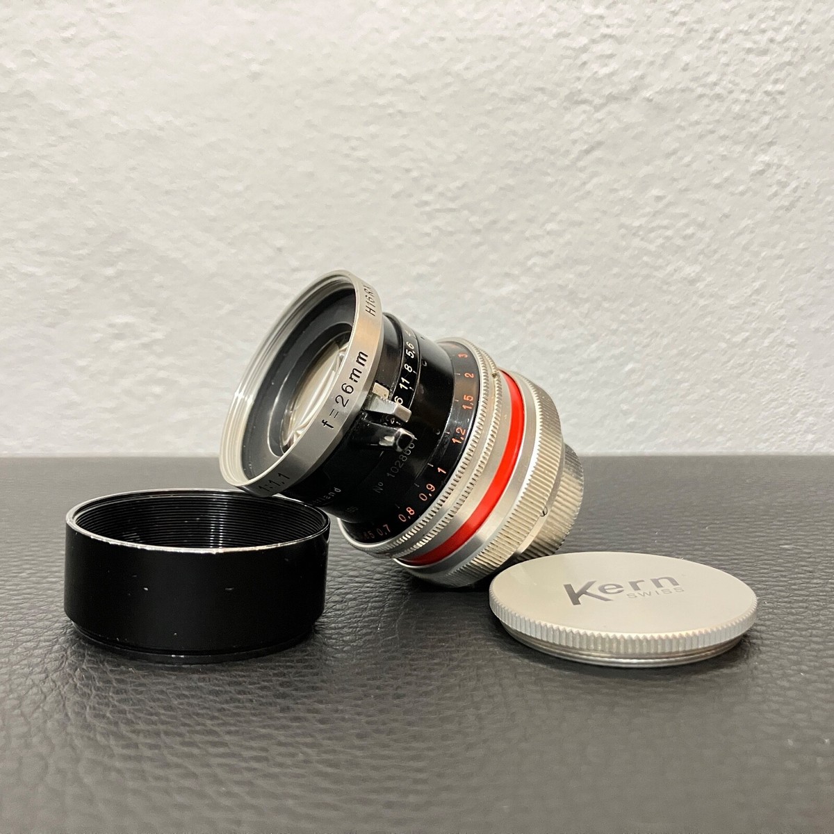 レンズ(単焦点) Kern Swiss  MACRO-SWITAR f=26mm H16RX Switar 26mm macro H16RX – TheVintageLensGuy