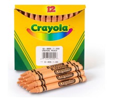 Crayola Peach Bulk Crayons, 12 Count