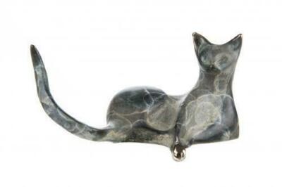 Oriele Bronze schöne Bronze Katze