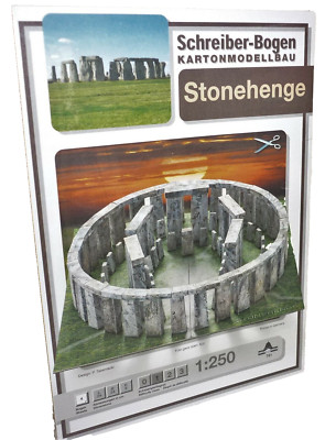 + KARTONMODELLBAU   STONEHENGE  SCHREIBER-BOGEN 791  Cardboard Modelling