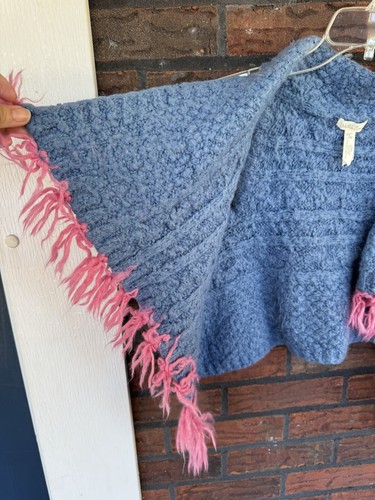 Matilda Jane Make Believe Mirror Image Knit Fringe Vest Size 6 Boho Festival - Picture 3 of 14