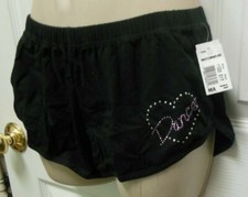 Motionwear cotton spandex shorts ladies size Black run small medium