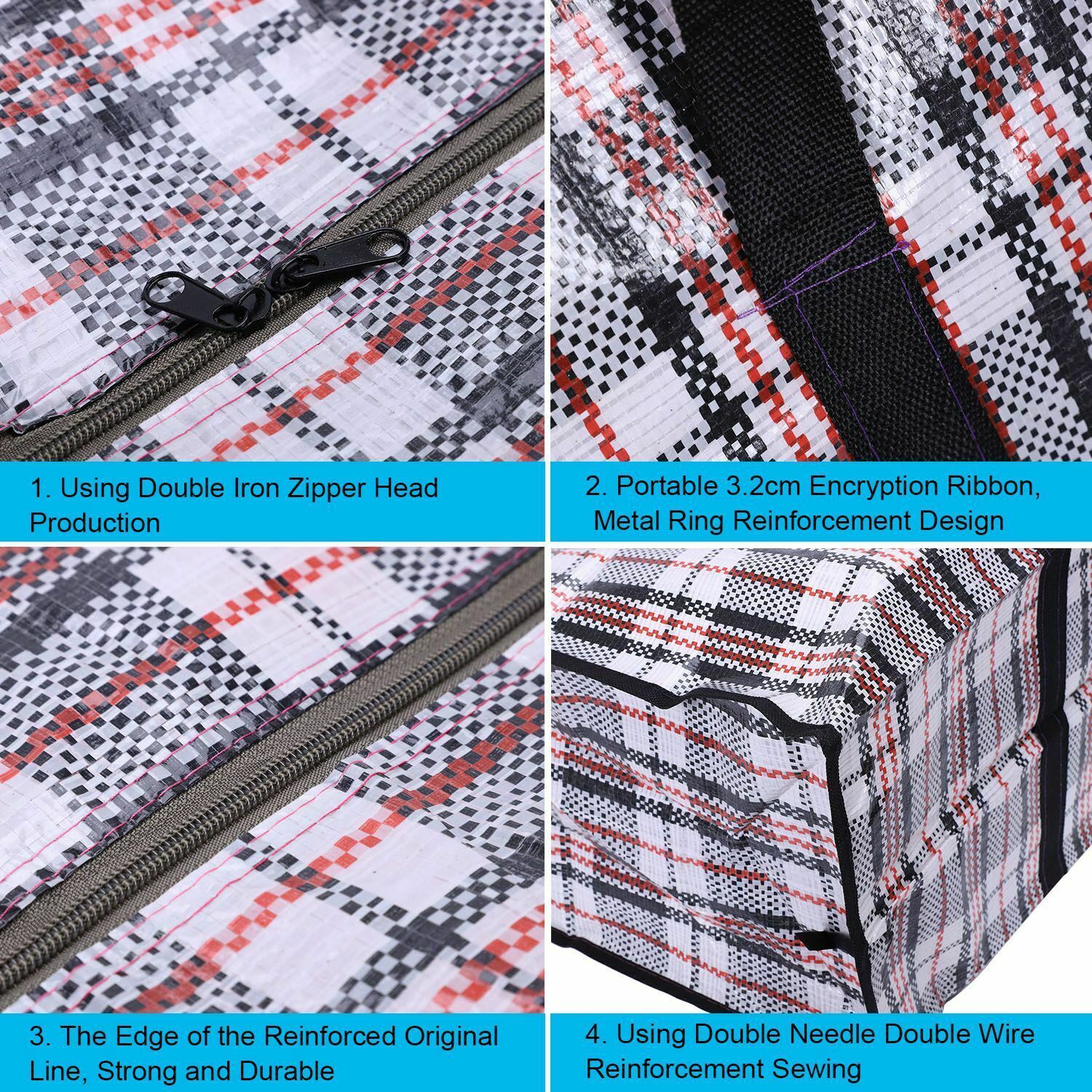 REUSABLE LAUNDRY STORAGE BAG SHOPPING BAGS STRONG JUMBO LARGE LAUNDRY