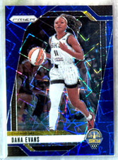 Dana Evans 2024 Panini Prizm WNBA Blue Velocity Prizm Card- #72 Chicago-Sky Town