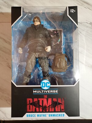McFarlane Toys (TM15104) 7'' Bruce Wayne Unmasked Action Figure The Batman Sealed