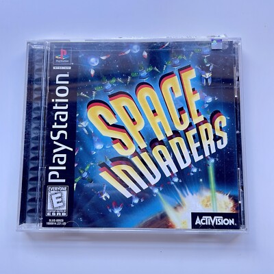 Space Invaders Playstation PS1 PREOWNED COMPLETE CIB