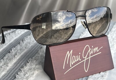 Maui Jim Sand Island MJ 253 25A Gloss Dark Brown Frame + HCL