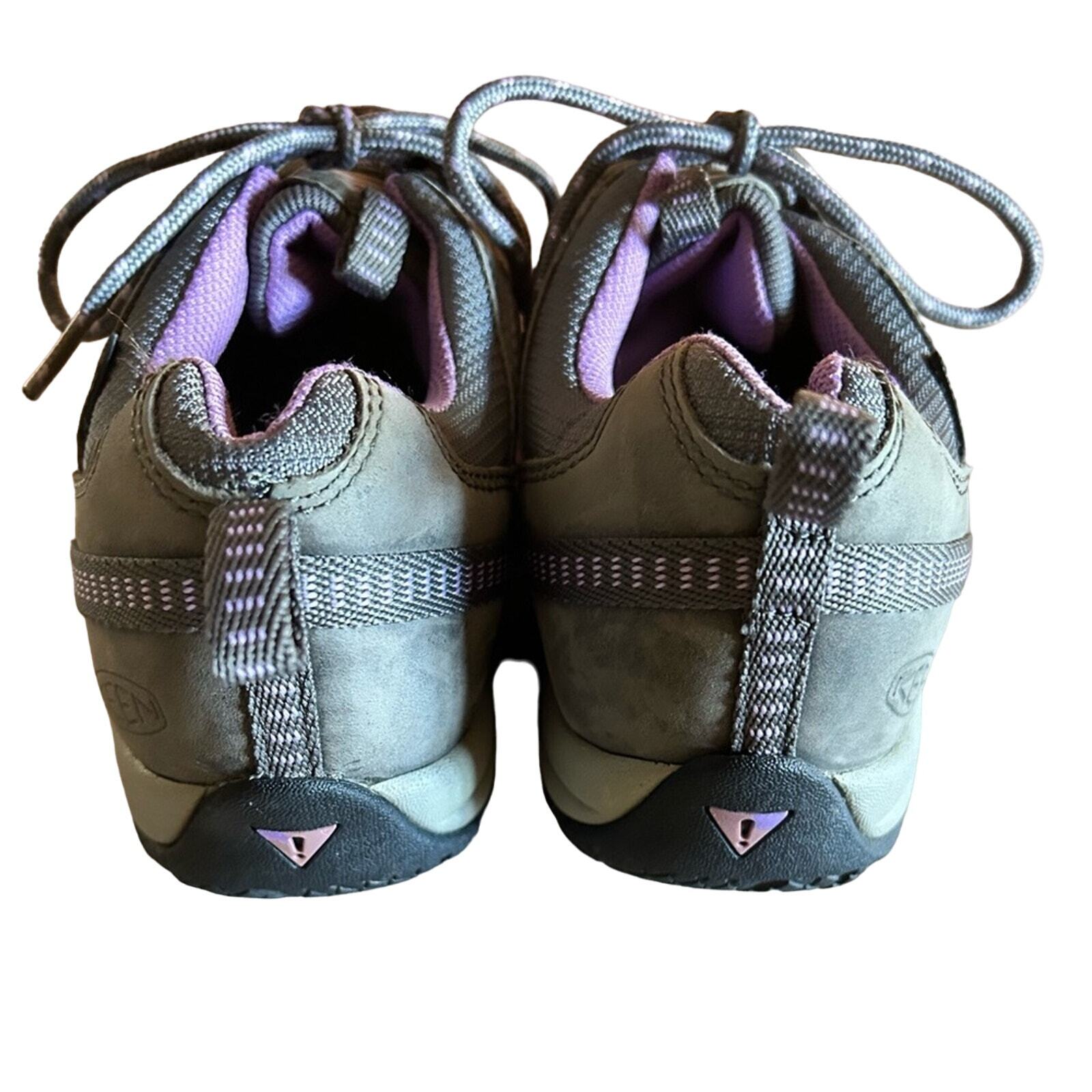Scarpa donna Keen Dry taglia 9 5 escursionismo bassa impermeabile trail grigio lavanda