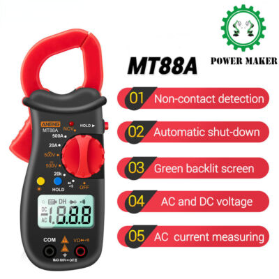 Digital Professional Clamp Meter AC Current 6000 Counts True RMS Multimeter