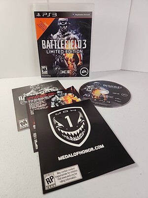 Battlefield 3 -- Limited Edition (Sony PlayStation 3, 2011)
