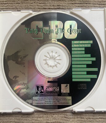 C-BO - Tales From The Crypt Cd RARE OOP 1995 AWOL Records Original