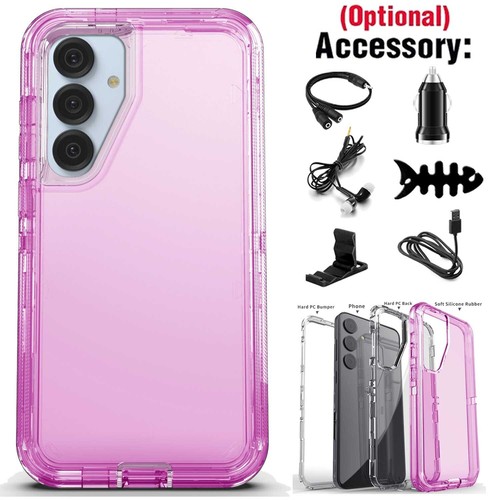 For Samsung Galaxy S25/Plus/Ultra Hard Rugged Clear Phone Case Cover/Accessories - Picture 47 of 54