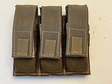 Military Triple Magazine Pistol Pouch Specter Gear Coyote MOLLE NOS USA