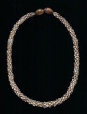 HAWAIANO 100% NIIHAU 25-1/2 PULGADAS DOBLE DOBLE PIKAKE O COCO ESTILO LEI