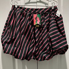 NEW Wicked Movie Target Exclusive Paul Tazewell Striped Bubble Mini Skirt Size S