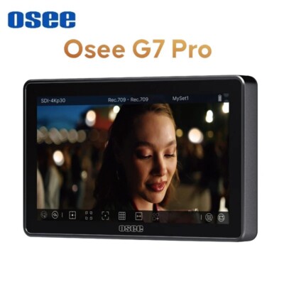 Osee G7 Pro 7 Inch Camera Control Touchscreen Field Monitor 3000nits 4K HDMI SDI
