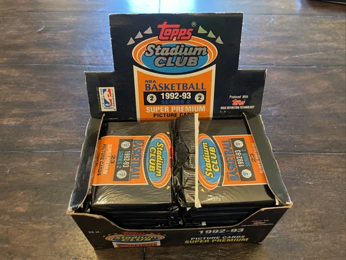 (1) jumbo pack 1992-93 Topps Stadium Club Series 2  Shaq/Jordan Beam Team?