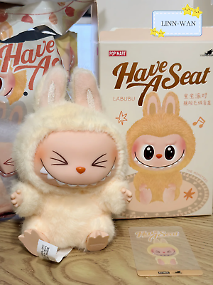 Genuine POP MART LABUBU The Monsters Have A Seat Vinyl Plush Genuine POP MART LABUBU The Monsters Have A Seat Vinyl Plush