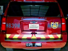 3M 680CR Yellow & Red Reflective Chevron Custom Decal Tape 4" x 65.75"