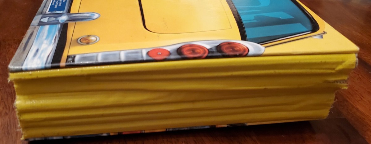 My Little Yellow Taxi Pop Up Board Interactive Book COMPLETE Red