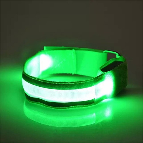 Reflective LED Light Arm Armband Strap Safety Belt For Night Running Cycling Etc