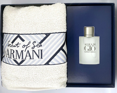 Giorgio Armani Acqua di Giò Eau de Toilette 100ml Vape + Handtuch Scent of Sea