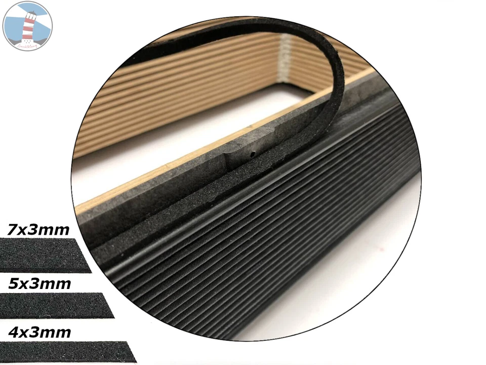 3m Akkordeon Balgdichtung, Balgrahmendichtung, accordion bellows gasket - Bild 2 von 2