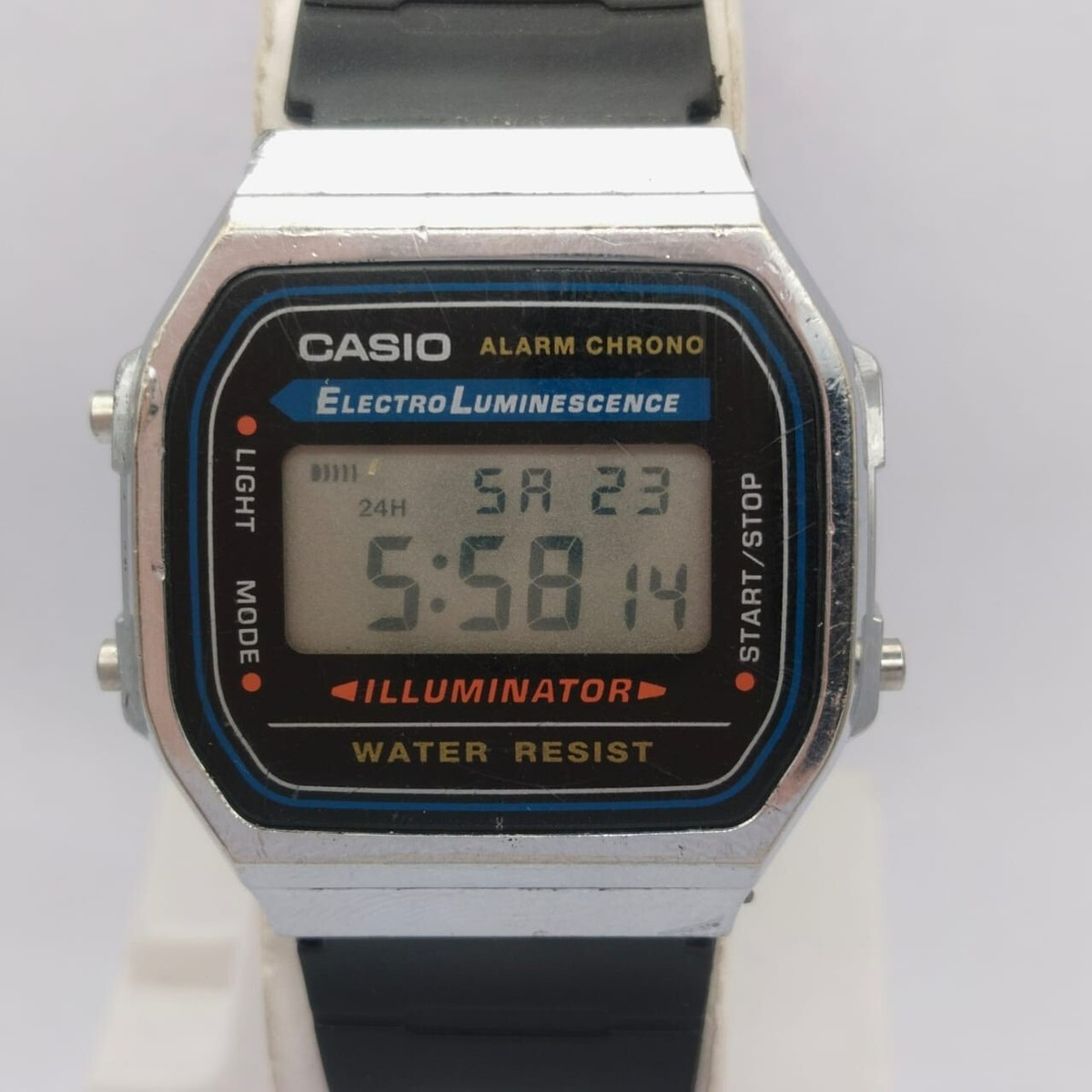 Casio Alarm-Chrono 1275 A168 ElectroLuminescence Digital Quartz