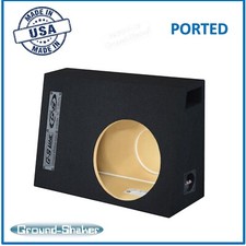 Single Vented Ported Sub Box Subwoofer Enclosure Speaker Box Ground Shaker
