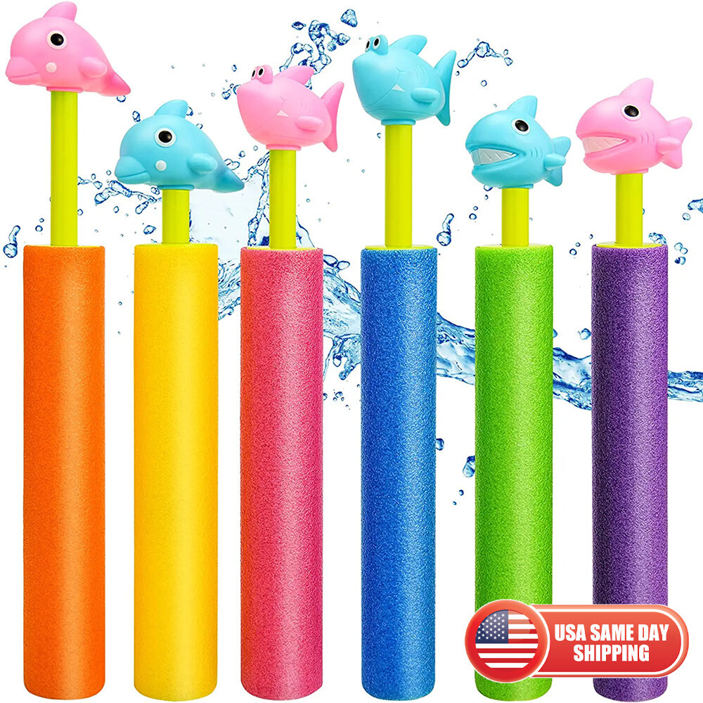 Pistola De Agua Larga Distancia Con Boquilla 4 En 1 | Juguete De Verano Para Piscina Y Playa | Diversión Familiar Al Aire Libre