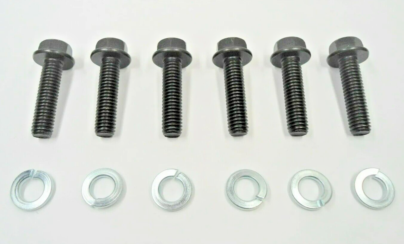6 (GRADE 8!) BELL HOUSING BOLTS FOR CLASSIC GM BUICK CHEVY PONTIAC OLDS