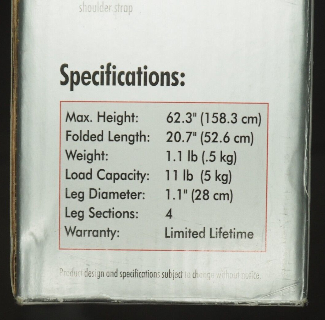 Sunpak PRO 724M Carbon Fiber Monopod