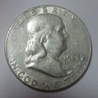 1963  D  Franklin Silver Half Dollar 90% Silver