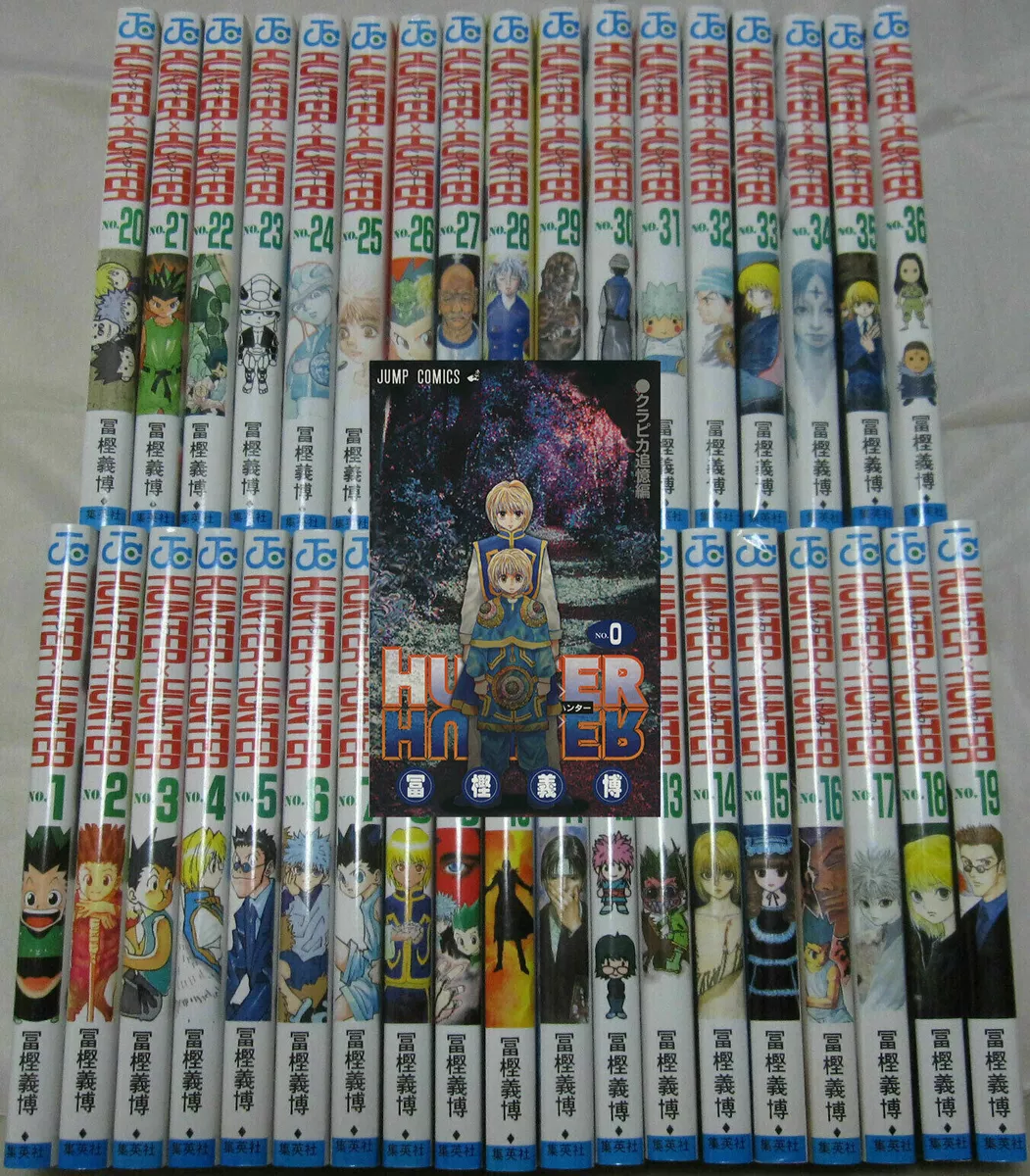 Hunter x Hunter Japanese Vol.1-37 Complete Full set Manga Comics