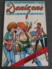 DOUG POTTER'S DENIZENS OF DEEP CITY NO.4, 1989 KITCHEN SINK $2 COVER COMIC BOOK