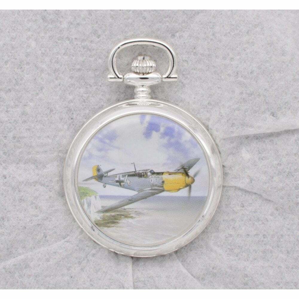 Atlas Editions Aces of the Air Pocket Watches Clifftop Chase Messerschmitt Me109