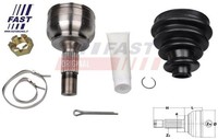 Fast FT25087K Gelenksatz FüR Antriebswelle FüR Citroen FüR Peugeot