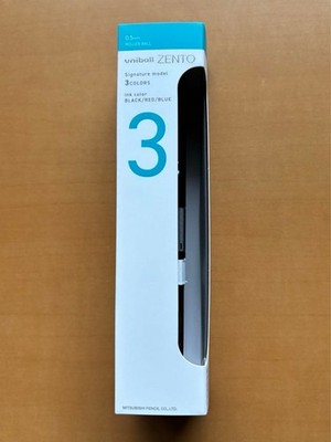 Uniball ZENTO Signature Model 3 Color Ballpoint Pen M-Black 0.5mm