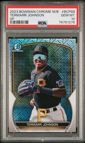 Termarr Johnson [SP Variation Mega Box Mojo Refractor] #BCP-88 2023 Bowman Chrome Prospects card