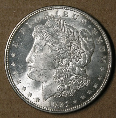 $1 1921-D Morgan Silver Dollar BU Denver Mint *  AvenueCoin