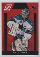 2010-11 Zenith Red Antti Niemi #77 0f2